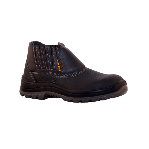 Botin Worksafe Punta Plast. Elastic. Negro N°36