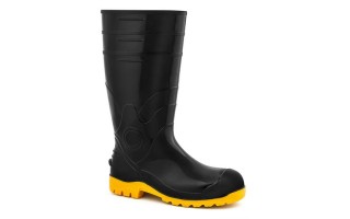 Bota Worksafe PVC Negro/Amarillo N°39 Bota Worksafe PVC Negro/Amarillo N°39
