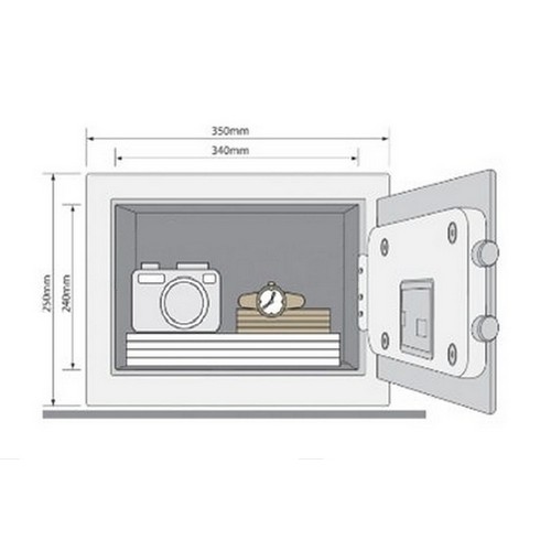 Caja de Seguridad Yale Value Home 25x35x25cm