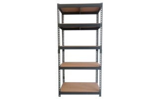 Estante iGPro Metal y Madera 5 Repisas Negro 180x90x40cm Estante iGPro Metal y Madera 5 Repisas Negro 180x90x40cm