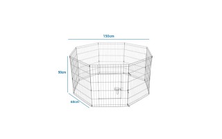 Corral para Perros iGPro IGCAHE8060 90cm 3en1 Mediano Corral para Perros iGPro IGCAHE8060 90cm 3en1 Mediano