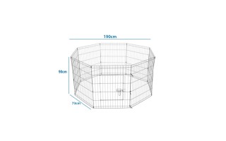 Corral para Perros iGPro IGCAHE8373 90cm 3en1 Grande Corral para Perros iGPro IGCAHE8373 90cm 3en1 Grande