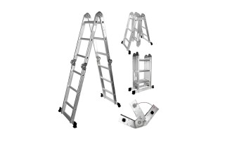 Escalera Multiuso iGPro IGEP25-8 Aluminio 8pel. 2,3m