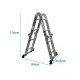 Escalera Multiuso iGPro IGEP25-8 Aluminio 8pel. 2,3m