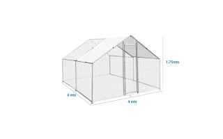 Gallinero iGPro IGGA4 4x4x1,75m Galvanizado Gallinero iGPro IGGA4 4x4x1,75m Galvanizado