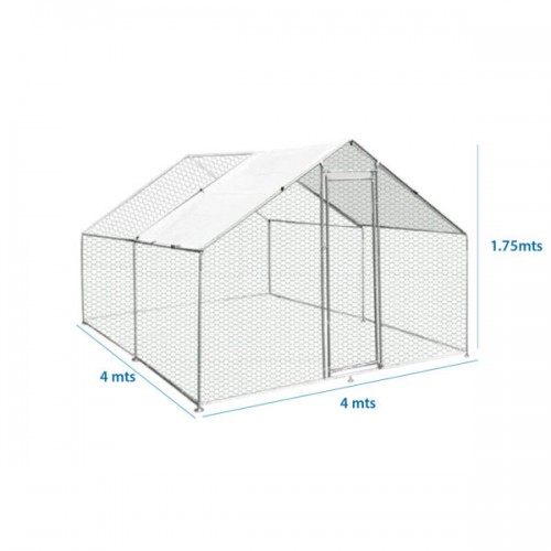 Gallinero iGPro IGGA4 4x4x1,75m Galvanizado