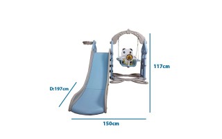 Tobogan y Hamaca Infantil iGPro IGGL7103 Plástico Tobogan y Hamaca Infantil iGPro IGGL7103 Plástico