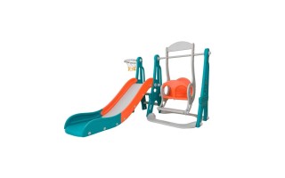 Tobogan y Hamaca Infantil Plástico 170x145x120cm Tobogan y Hamaca Infantil Plástico 170x145x120cm