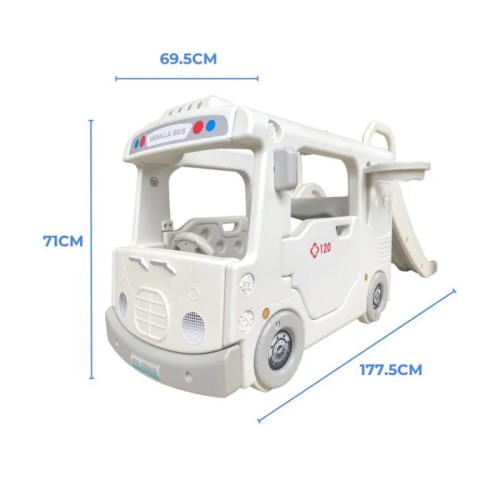 Tobogán Infantil iGPro IGGL7699B Autobús Blanco