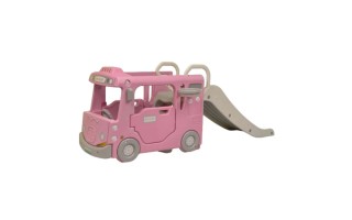 Tobogán Infantil iGPro IGGL7699R Autobús Rosado Tobogán Infantil iGPro IGGL7699R Autobús Rosado