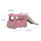 Tobogán Infantil iGPro IGGL7699R Autobús Rosado