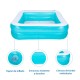 Piscina Infantil iGPro IGPI51005 Inflable 287L Cuadrada