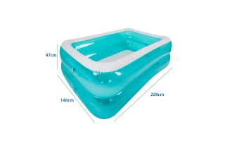 Piscina Infantil iGPro 51228 Inflable 530L Rectangular Piscina Infantil iGPro 51228 Inflable 530L Rectangular