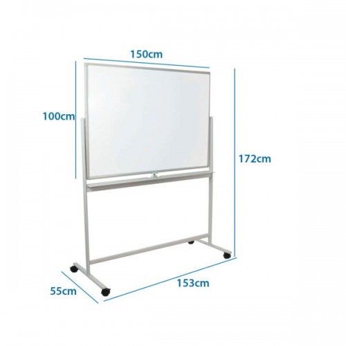 Pizarra Blanca iGPro IGPM10 100x150cm con Ruedas