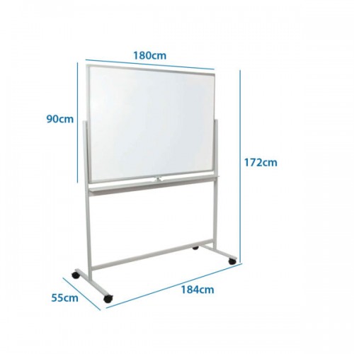 Pizarra Blanca iGPro IGPM9 90x180cm con Ruedas