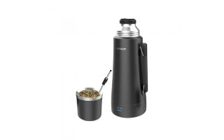 Termo Eléctrico Peabody eTermo 1L 700W Inox Negro Termo Eléctrico Peabody eTermo 1L 700W Inox Negro