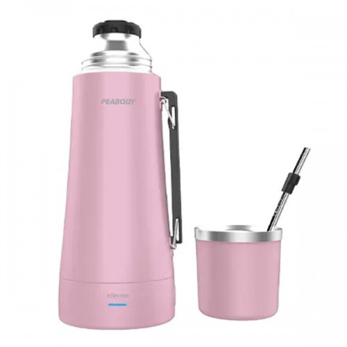 Termo Eléctrico Peabody eTermo 1L 700W Inox Rosado