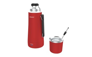 Termo Eléctrico Peabody eTermo 1L 700W Inox Rojo Termo Eléctrico Peabody eTermo 1L 700W Inox Rojo