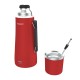 Termo Eléctrico Peabody eTermo 1L 700W Inox Rojo