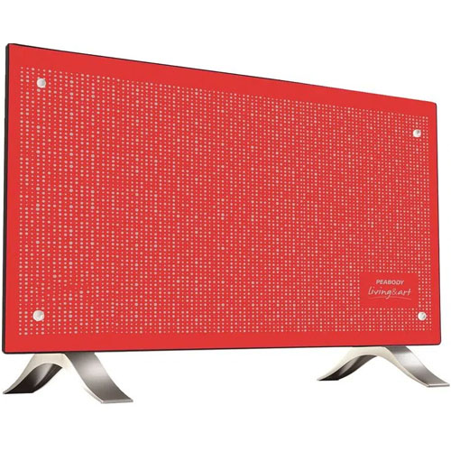 Estufa Vitroconvector Peabody VC20R 2000W Rojo