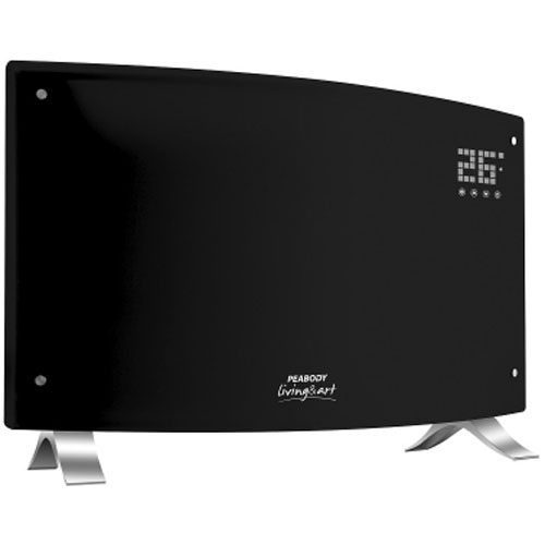 Estufa Vitroconvector Peabody VQD20N 2000W Digital Negro